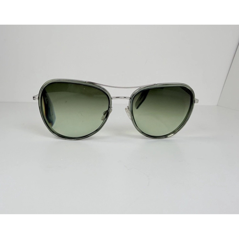 Barton Perreira Gesner Titanium Sunglasses Silver Green 58-18-148 Japan